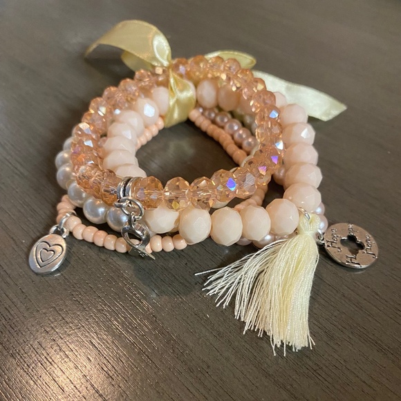 Pinktober 5stack bracelet - Picture 1 of 1
